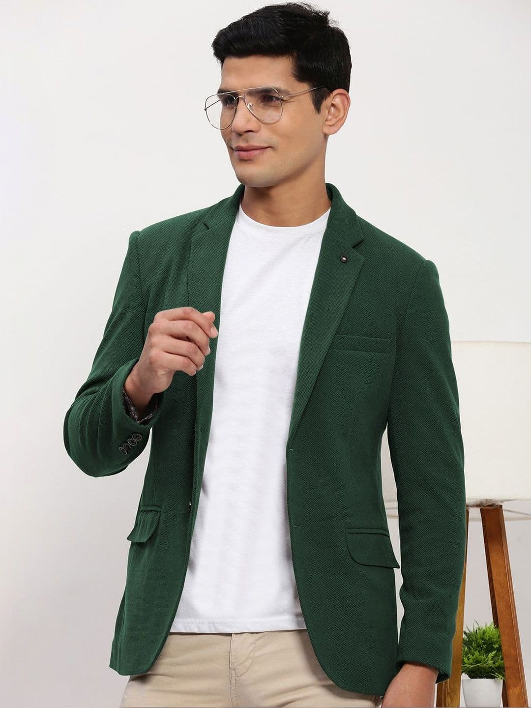 SHOWOFFFF Single-Breasted Slim Fit Blazers - view 1