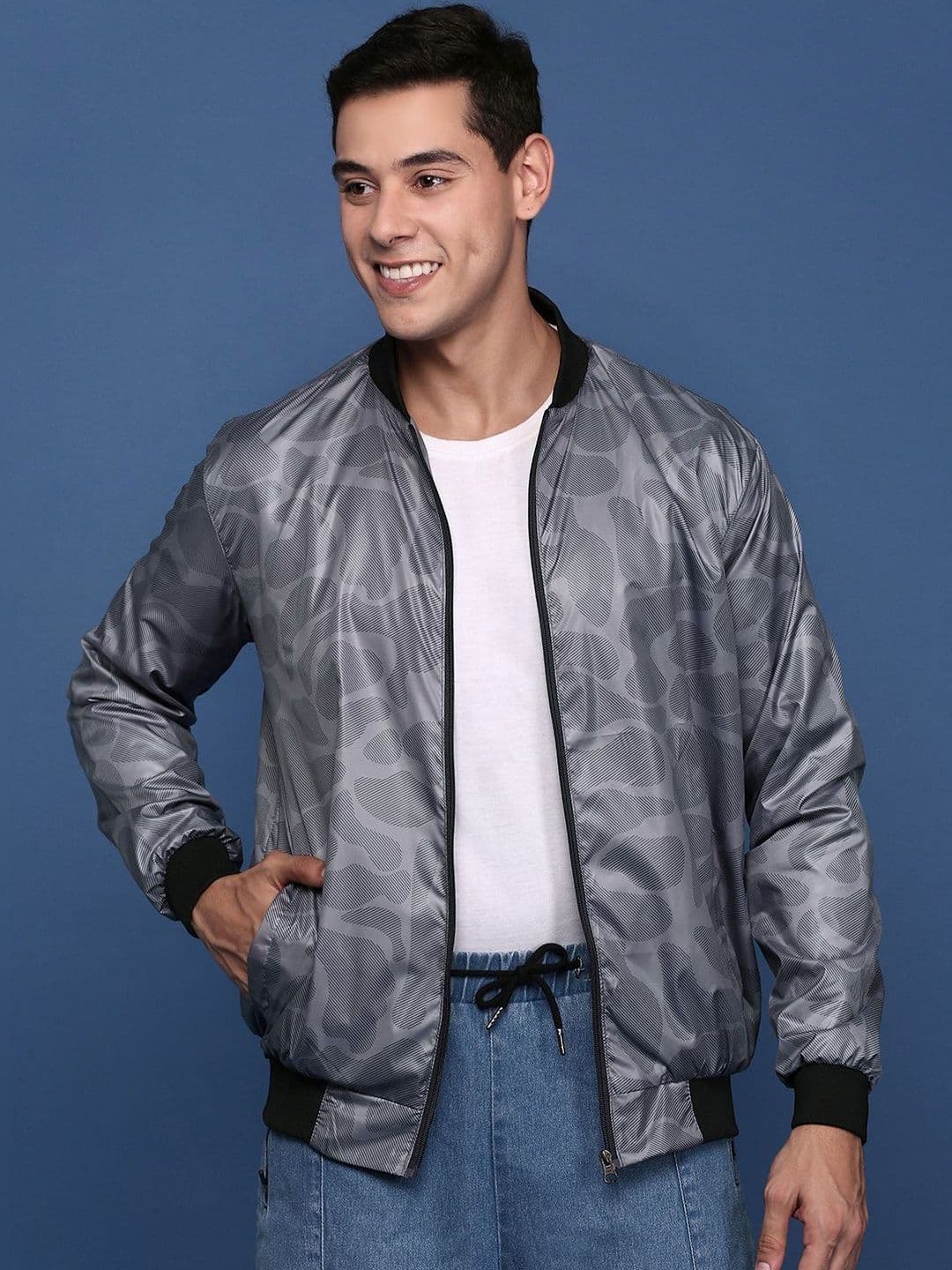 SHOWOFFFF Men Lightweight Bomber Jacket - view 1