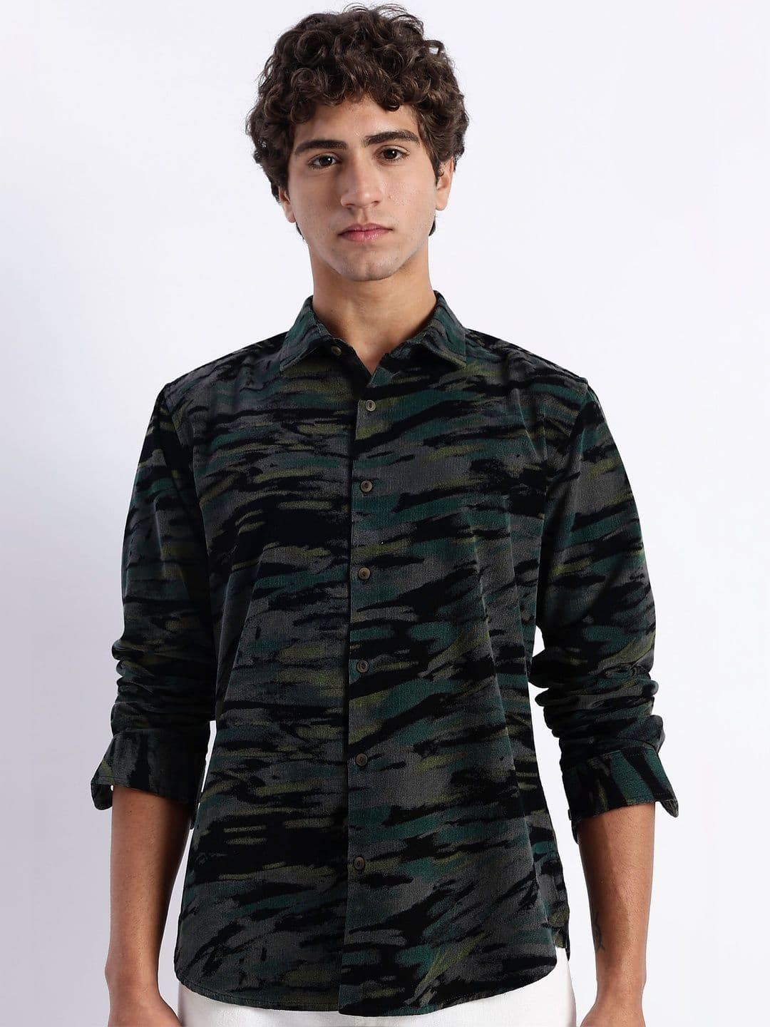 HERE&NOW Men Slim Fit Printed Casual Shirt - view 1