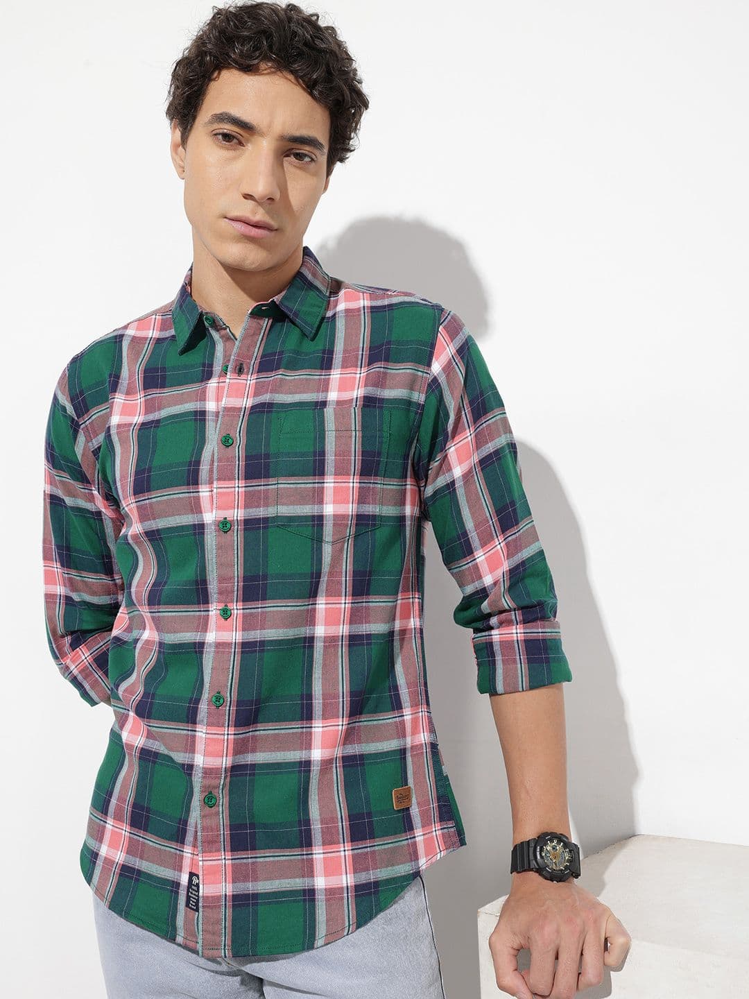 The Roadster Life Co. Checked Casual Shirt - view 1