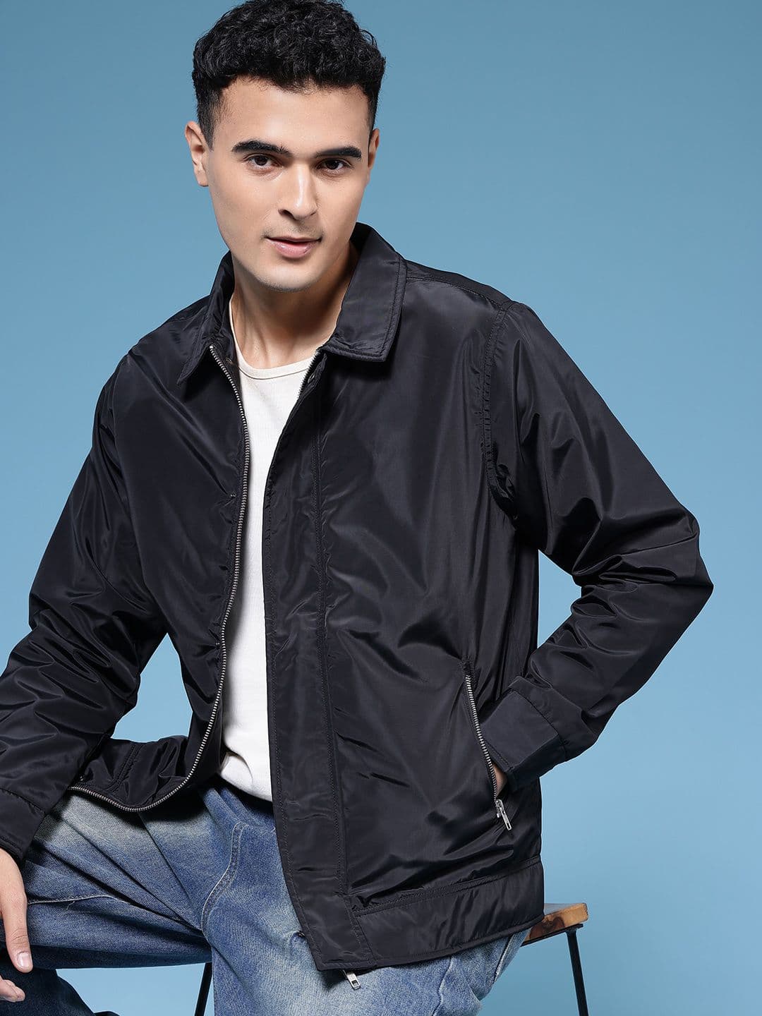 HERE&NOW Spread Collar Tailored Jacket - view 1