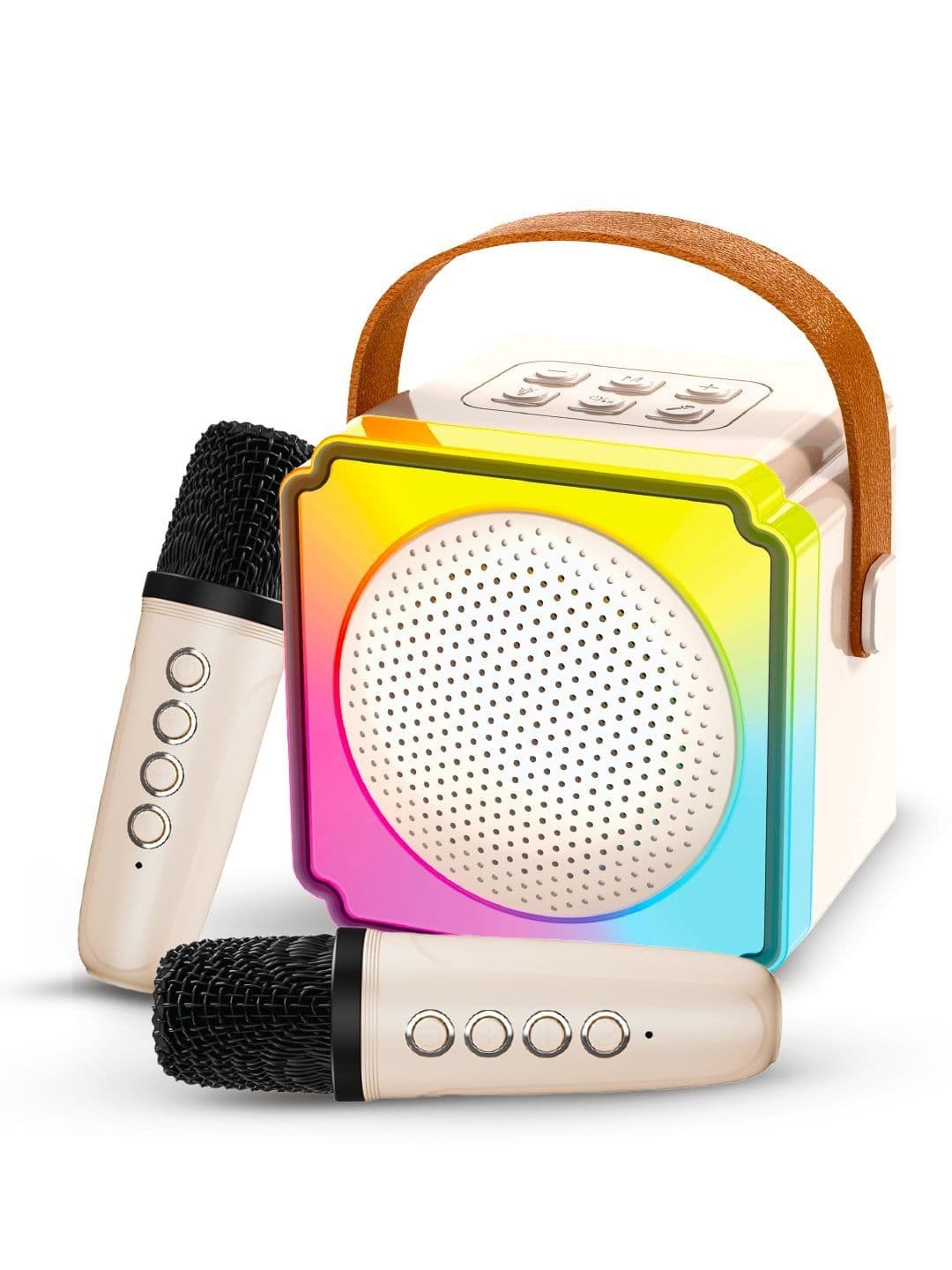 WEMBLEY Kids-Unisex Karaoke Bluetooth Speaker With 2 Mics