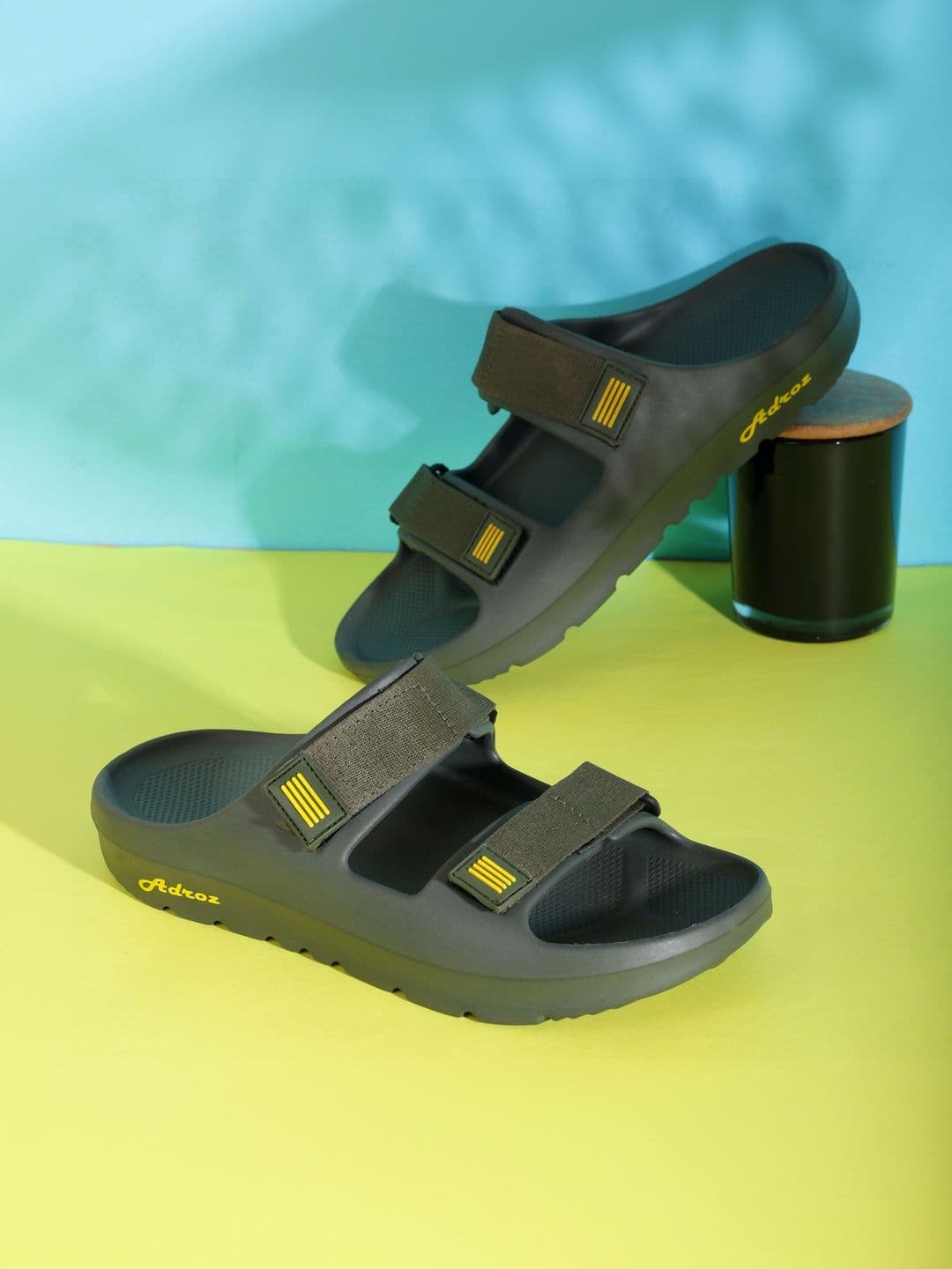 ADROZ Men Rubber Sliders - view 1