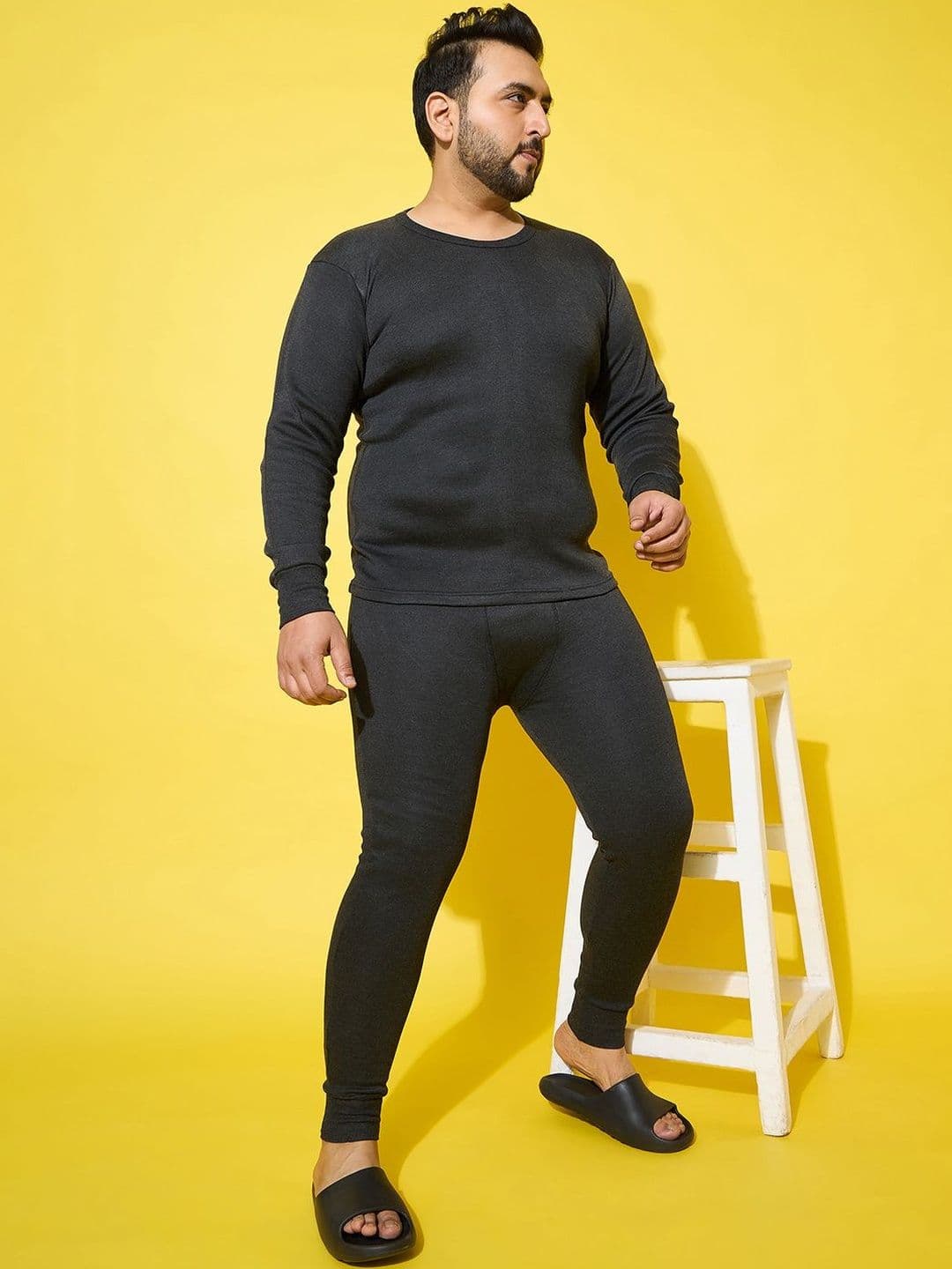 bigbanana Men Plus Size Thermal Bottom - view 1