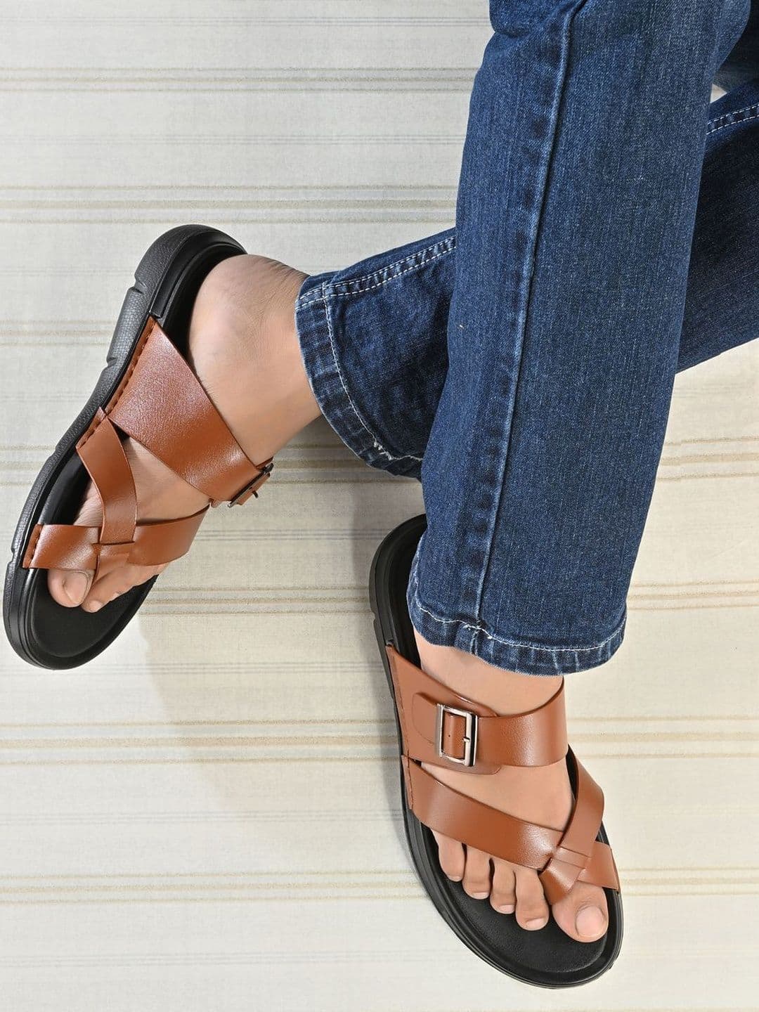 The Roadster Lifestyle Co Men Slip-On Comfort Sandals - view 1