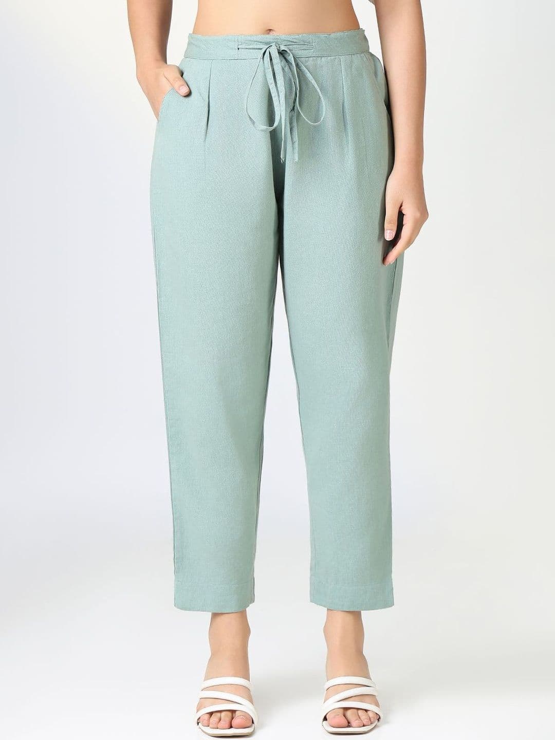 SHOWOFFFF Cropped Ethnic Palazzos - view 1