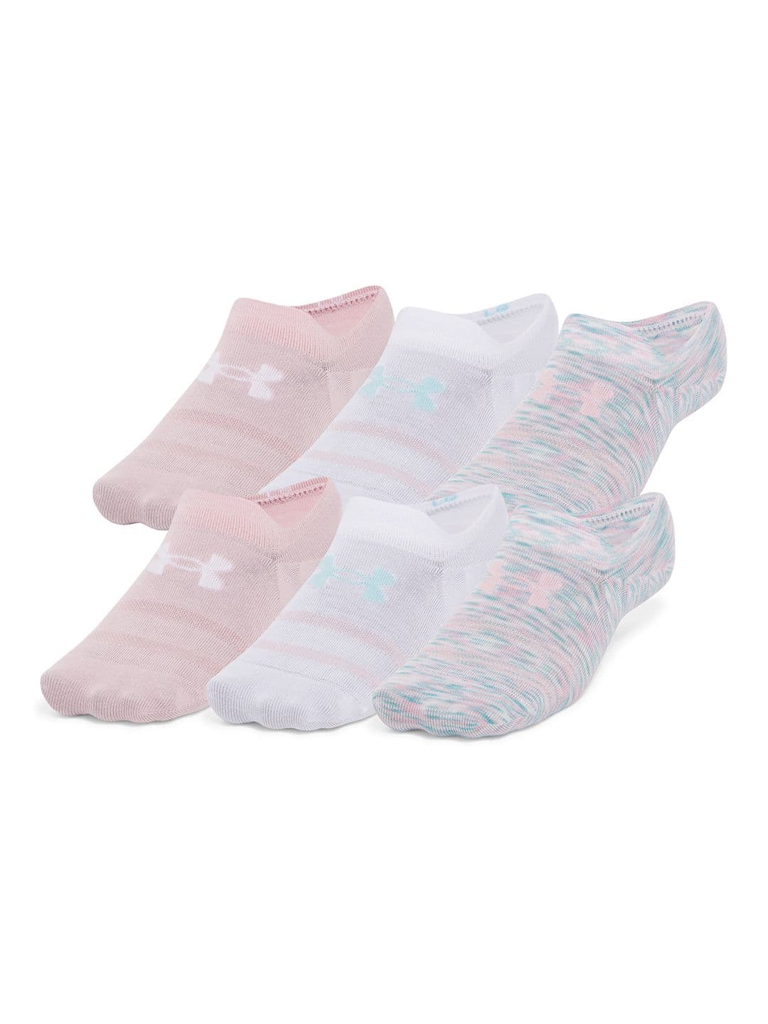 UNDER ARMOUR Unisex Pack Of 6 Essential Ultra Low Ankle Length Socks - view 1