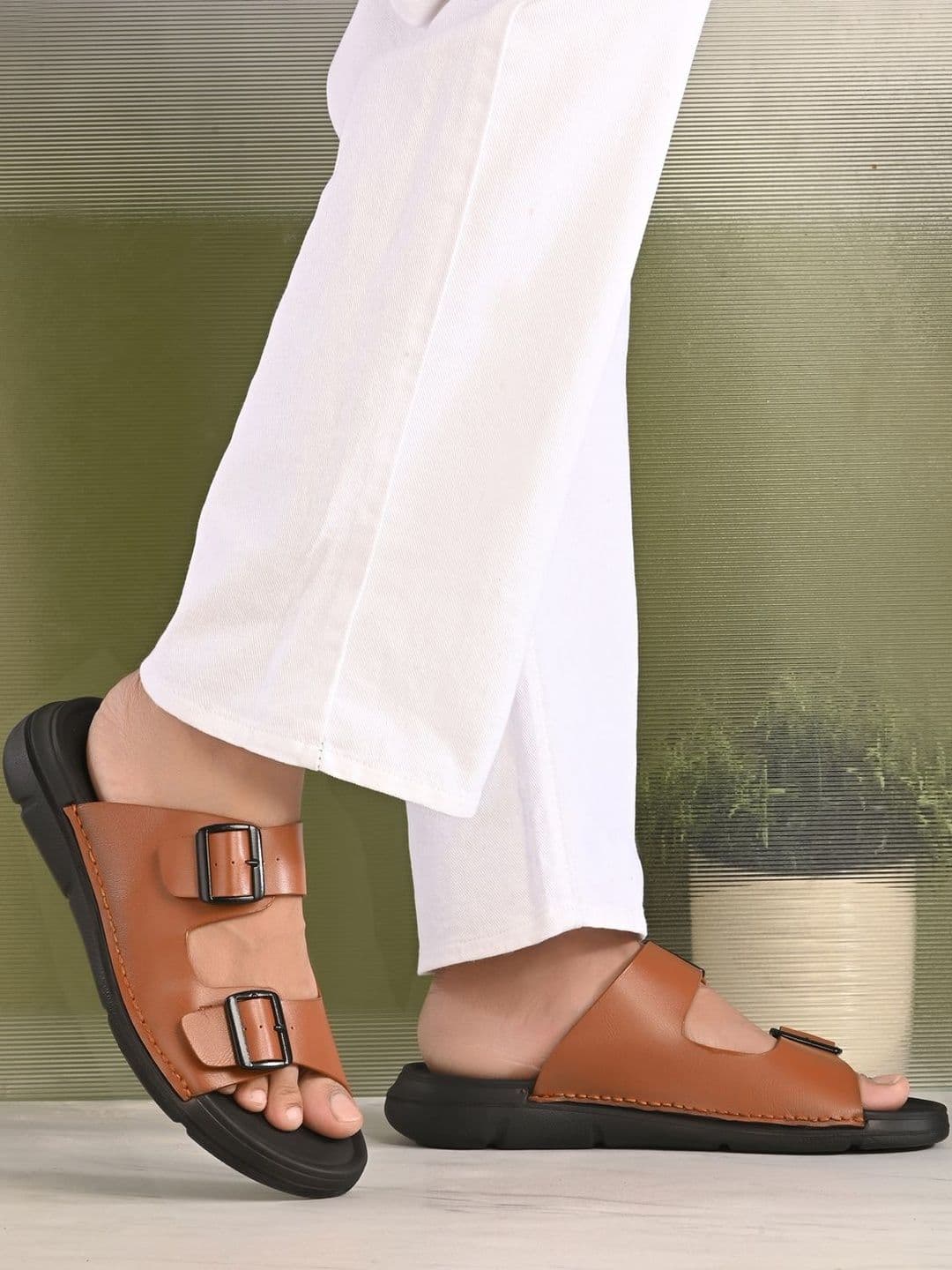 The Roadster Lifestyle Co Men Slip-On Comfort Sandals - view 1