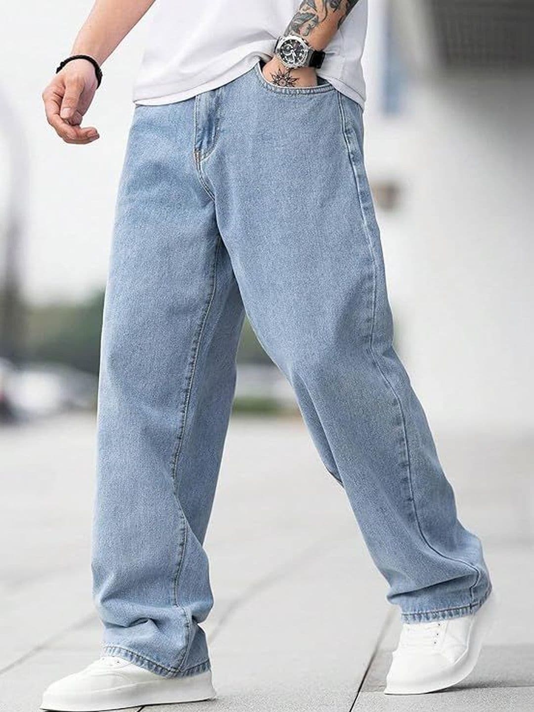 BAESD Men Relaxed Fit High-Rise Stretchable Jeans - view 1