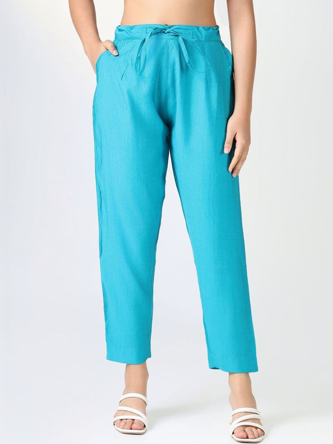 SHOWOFFFF Cropped Ethnic Palazzos - view 1