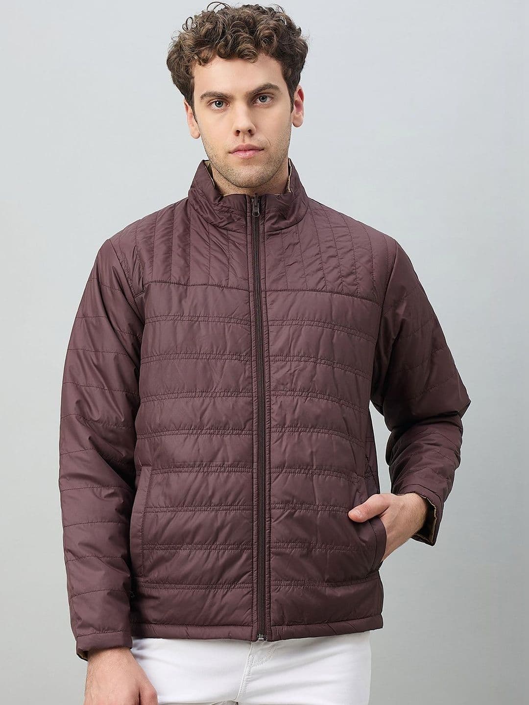 Duke Men Reversible Puffer Jacket - view 1