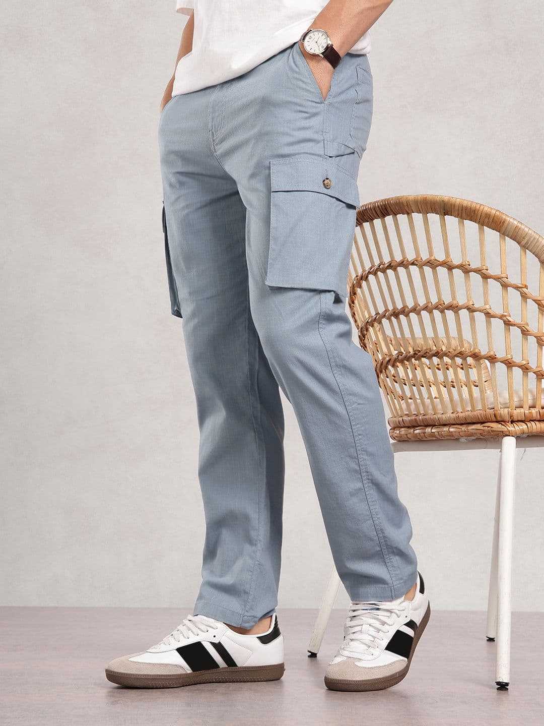 Nautica Men Pure Cotton Cargo Trousers - view 1