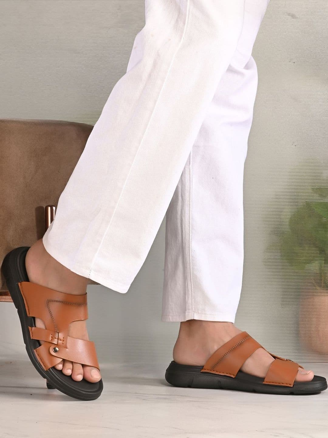 The Roadster Lifestyle Co Men Slip-On Comfort Sandals - view 1