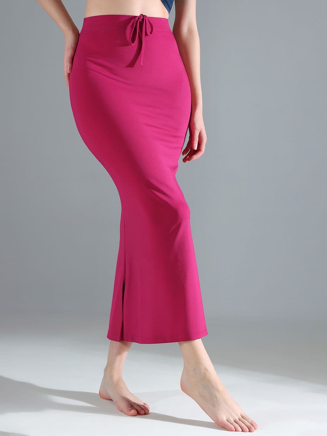 IndianRang Mermaid Fit 4-Way Stretchable Saree Shapewear With Adjustable Waist Tie - view 1