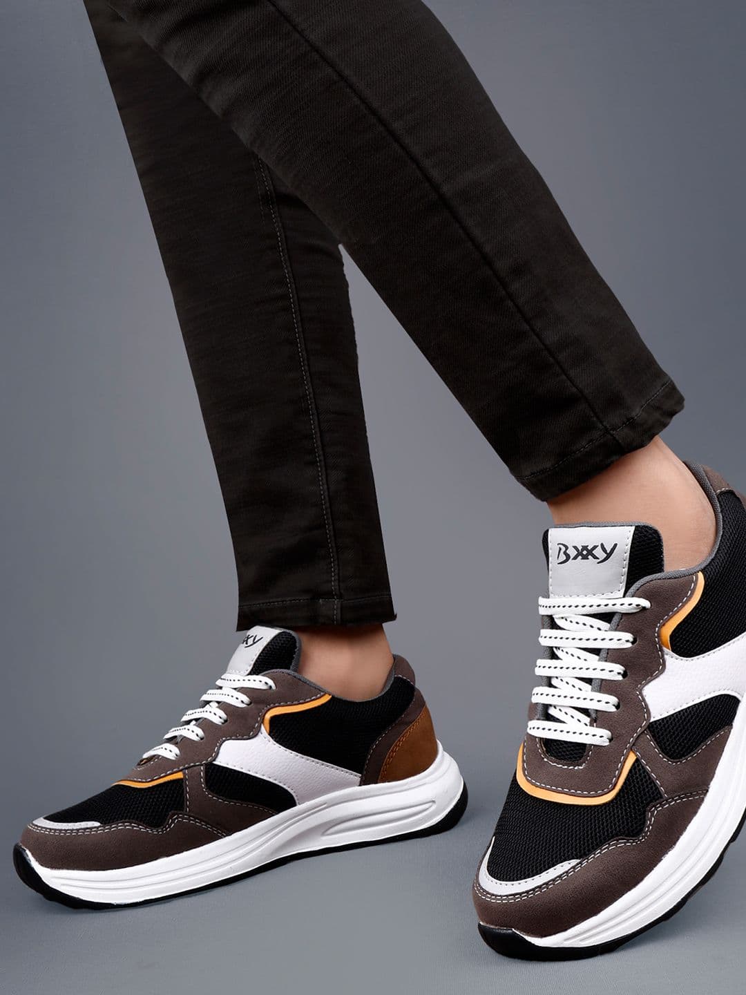 Bxxy Men Latest Lace-up Running Sports Shoes - view 1