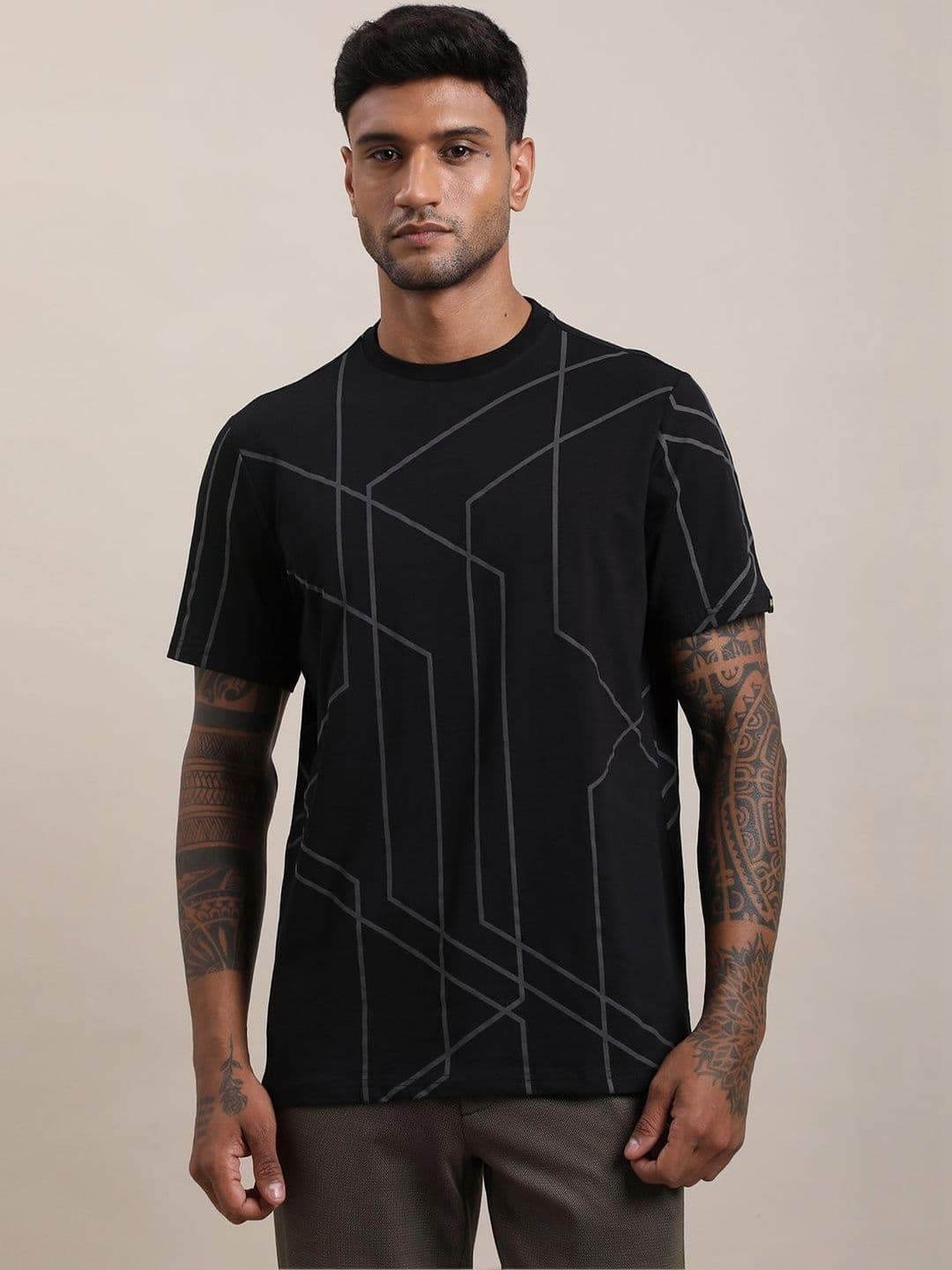 Turtle Men Printed Slim Fit T-shirt - view 1