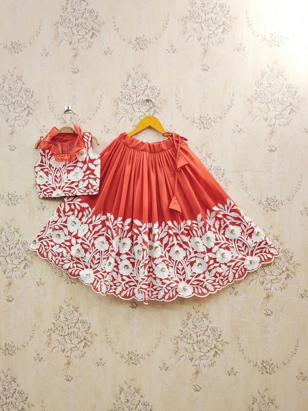 Helene Girls Embroidered Sequinned Ready to Wear Lehenga Choli - view 1