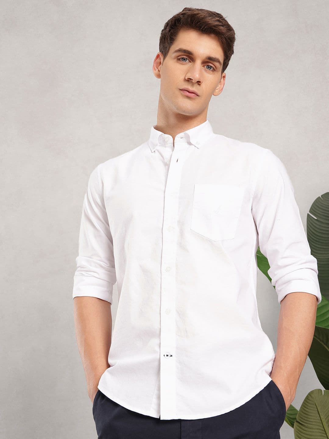 Nautica Slim Fit Pure Cotton Casual Shirt - view 1