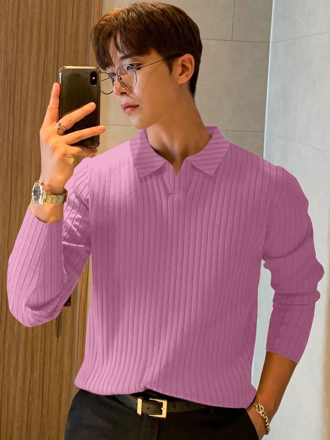 KAJARU Men Polo Collar T-shirt - view 1