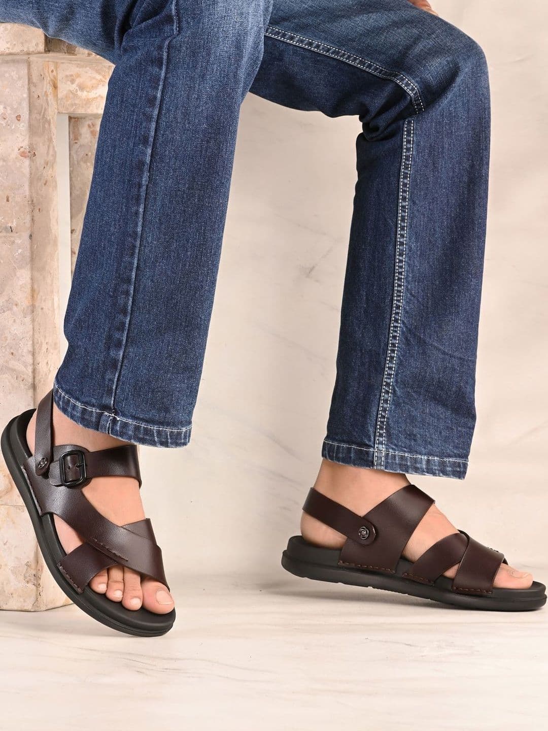 The Roadster Lifestyle Co Men Slip-On Comfort Sandals - view 1