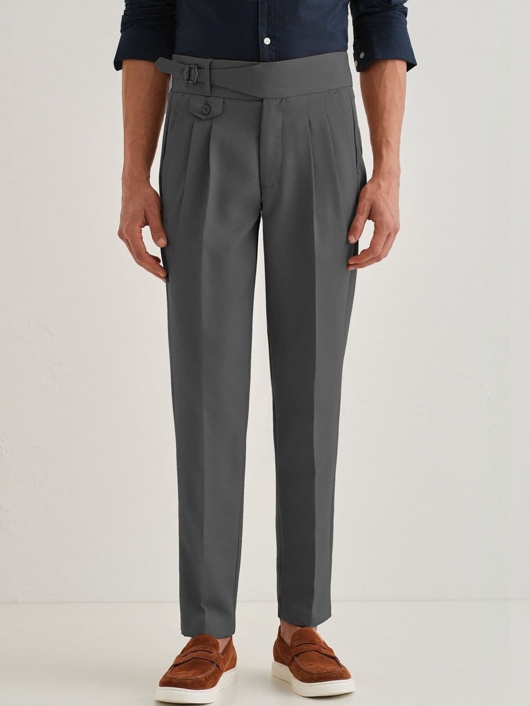 MANCREW Men Tailored Wrinkle Free Pleated Gurkha pant - view 1