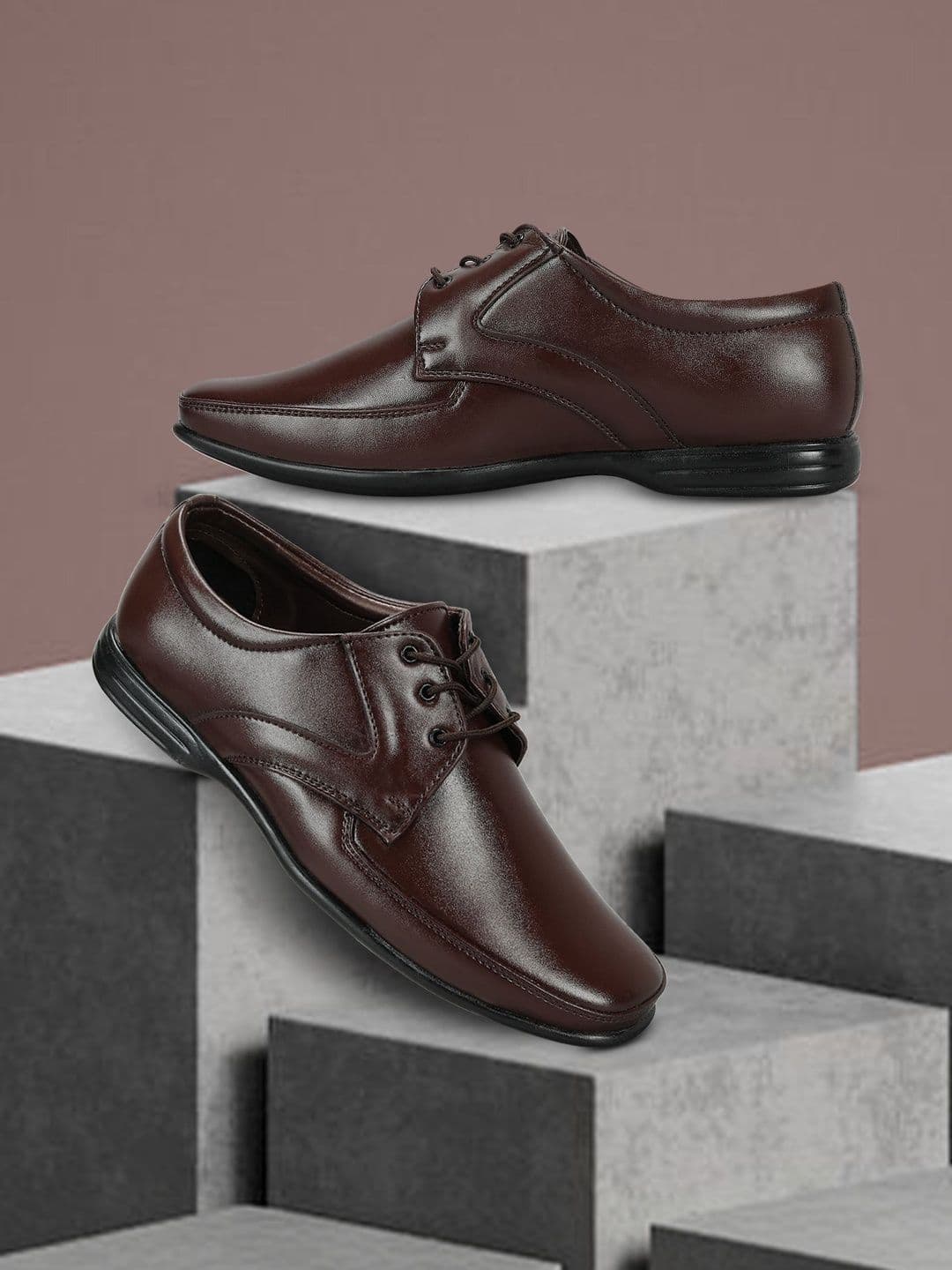 Paragon Men Round Toe Lace-Ups Derbys Formal Shoes - view 1