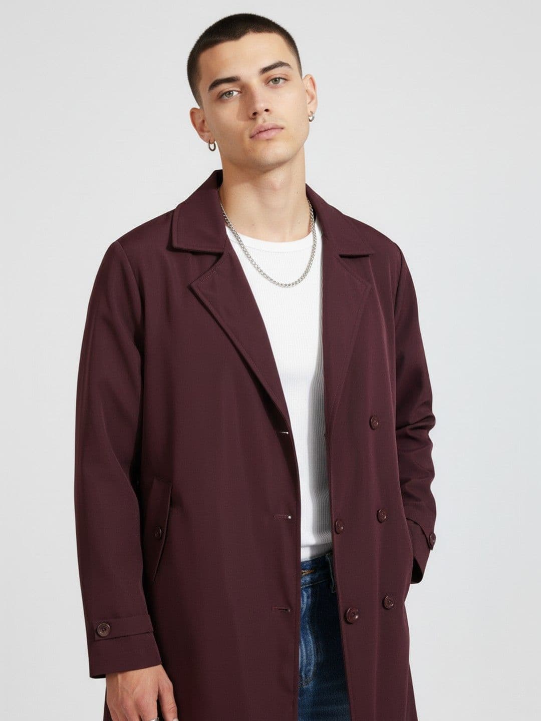 glitchez Longline Tailored Jacket - view 1