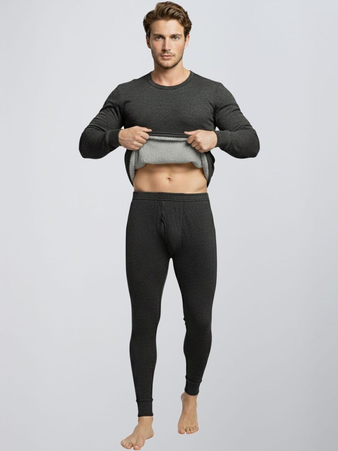 Lux Cozi Cotton Round Neck Thermal Set - view 1