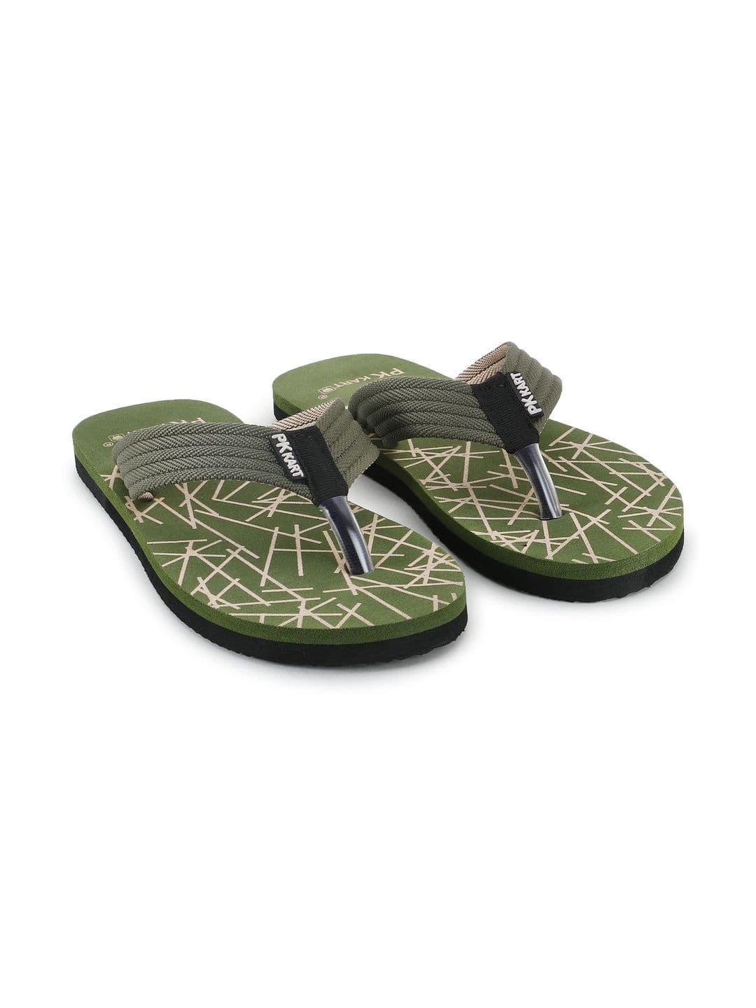PKKART Men Printed Thong Flip-Flops - view 1