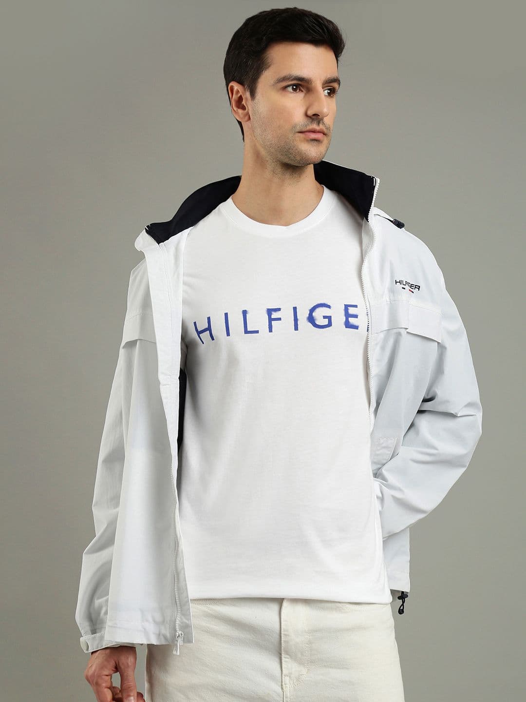 Tommy Hilfiger Mock Collar Windcheater Sporty Jacket - view 1