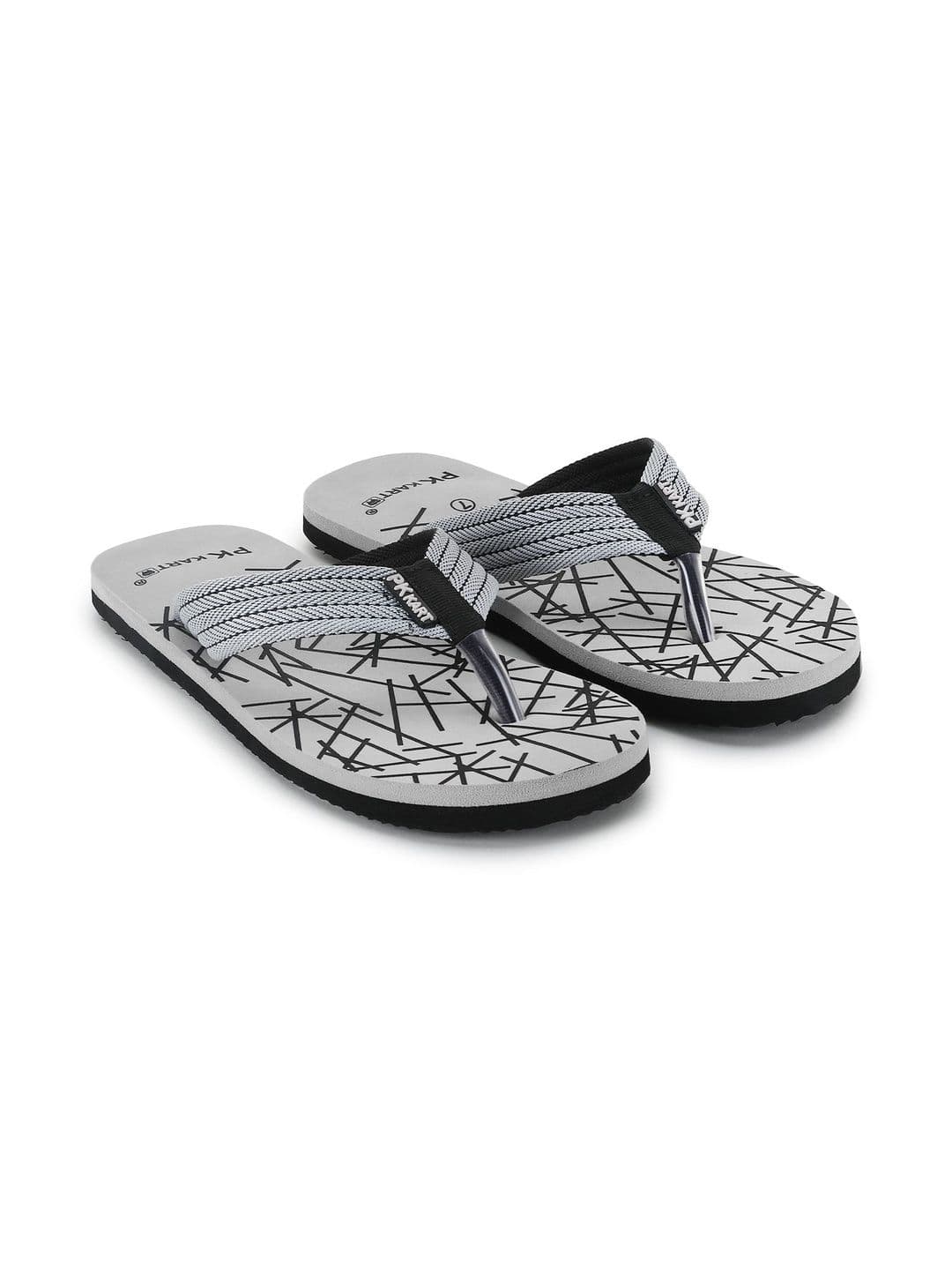 PKKART Men Printed Thong Flip-Flops - view 1
