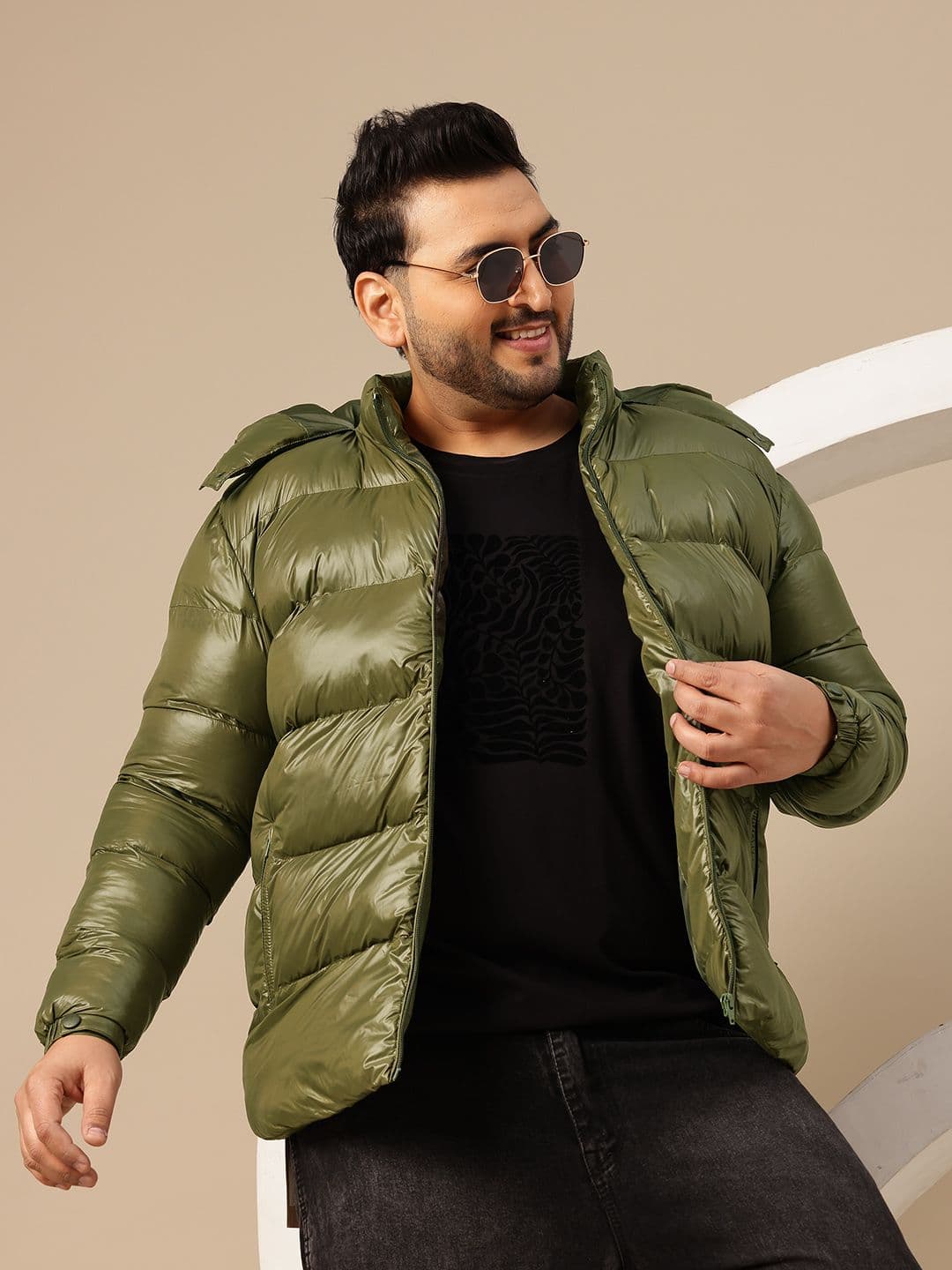 Sztori Plus Size Puffer Jacket - view 1