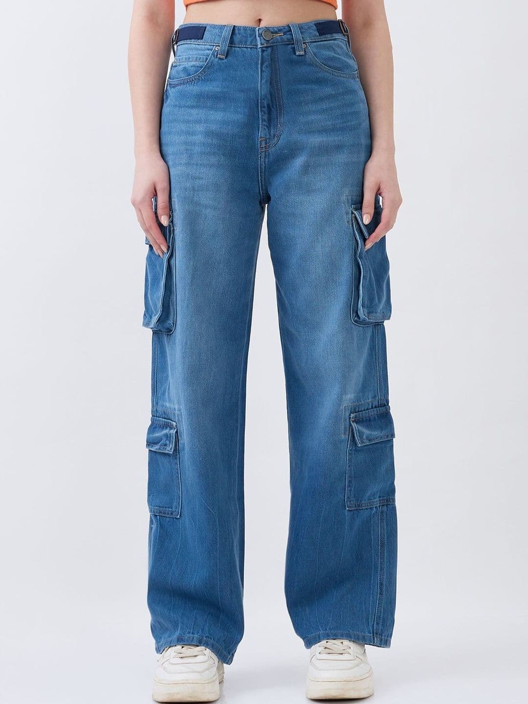 SPYKAR Women Straight Fit High-Rise Light Fade Stretchable Jeans - view 1
