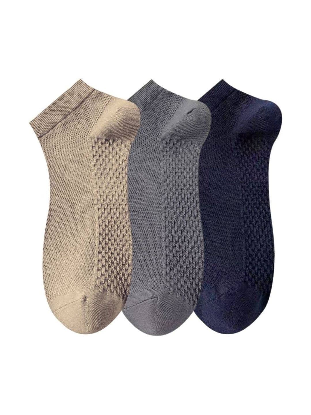 The Tie Hub Pack Of 3 Cotton Ankle Length Socks - view 1