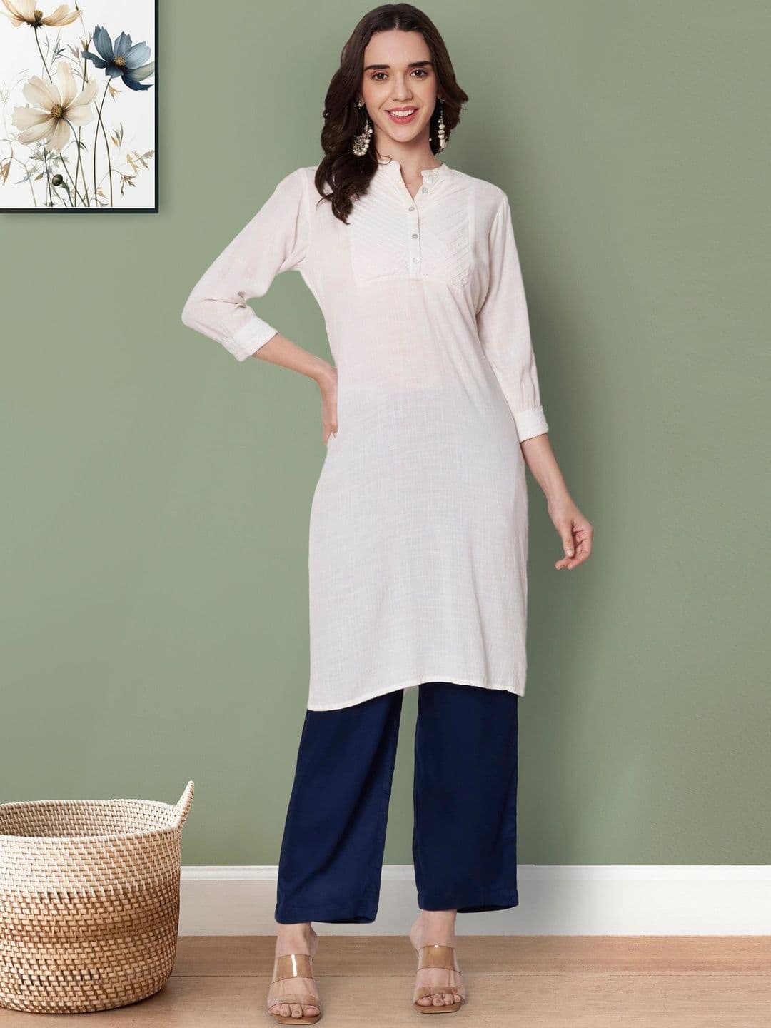 BABRU Wide Leg Palazzos - view 1