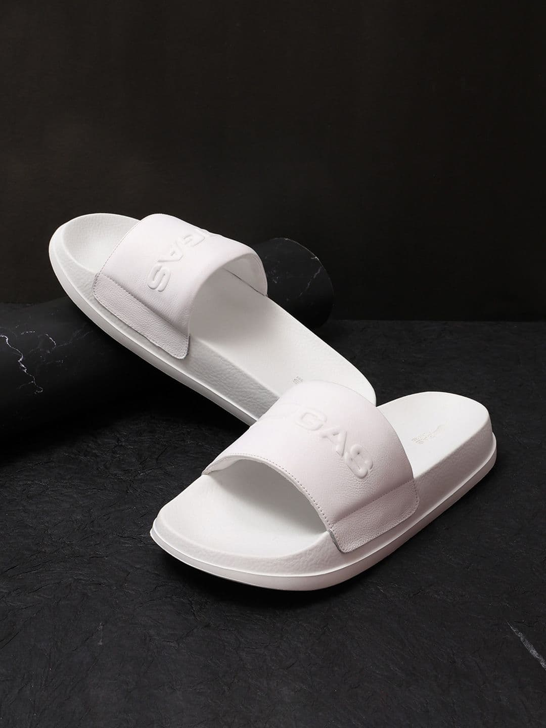 GAS Men Comodo White Sliders - view 1