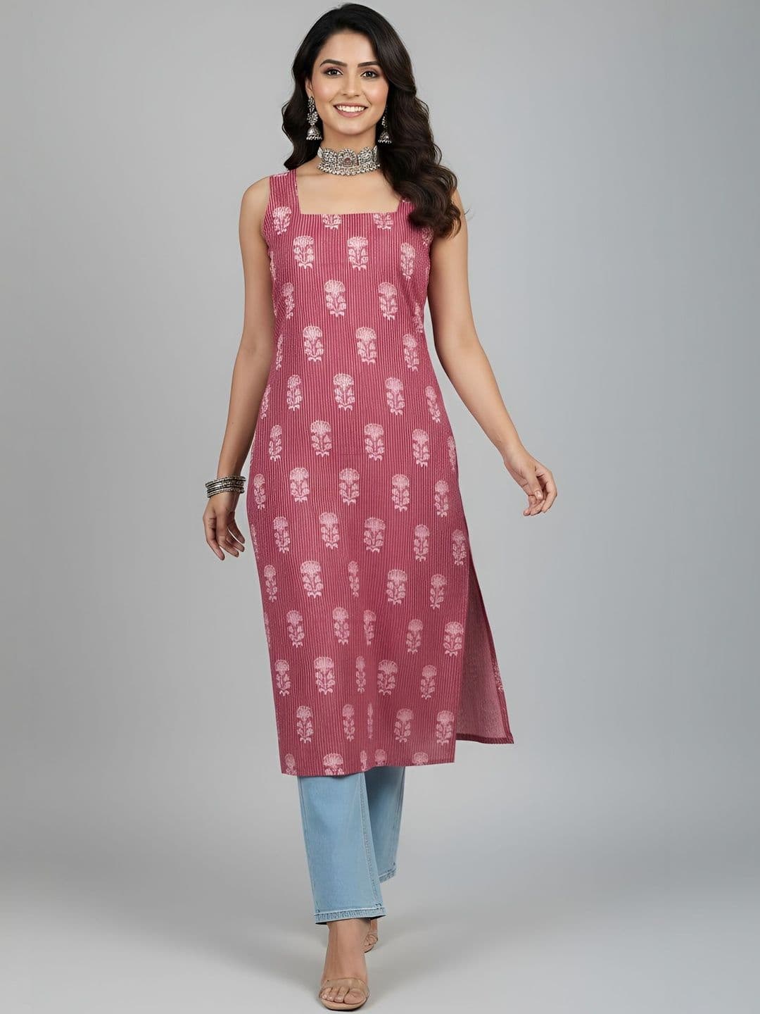 Nayo Women Ethnic Motifs Printed Indie Prints Kurta - view 1