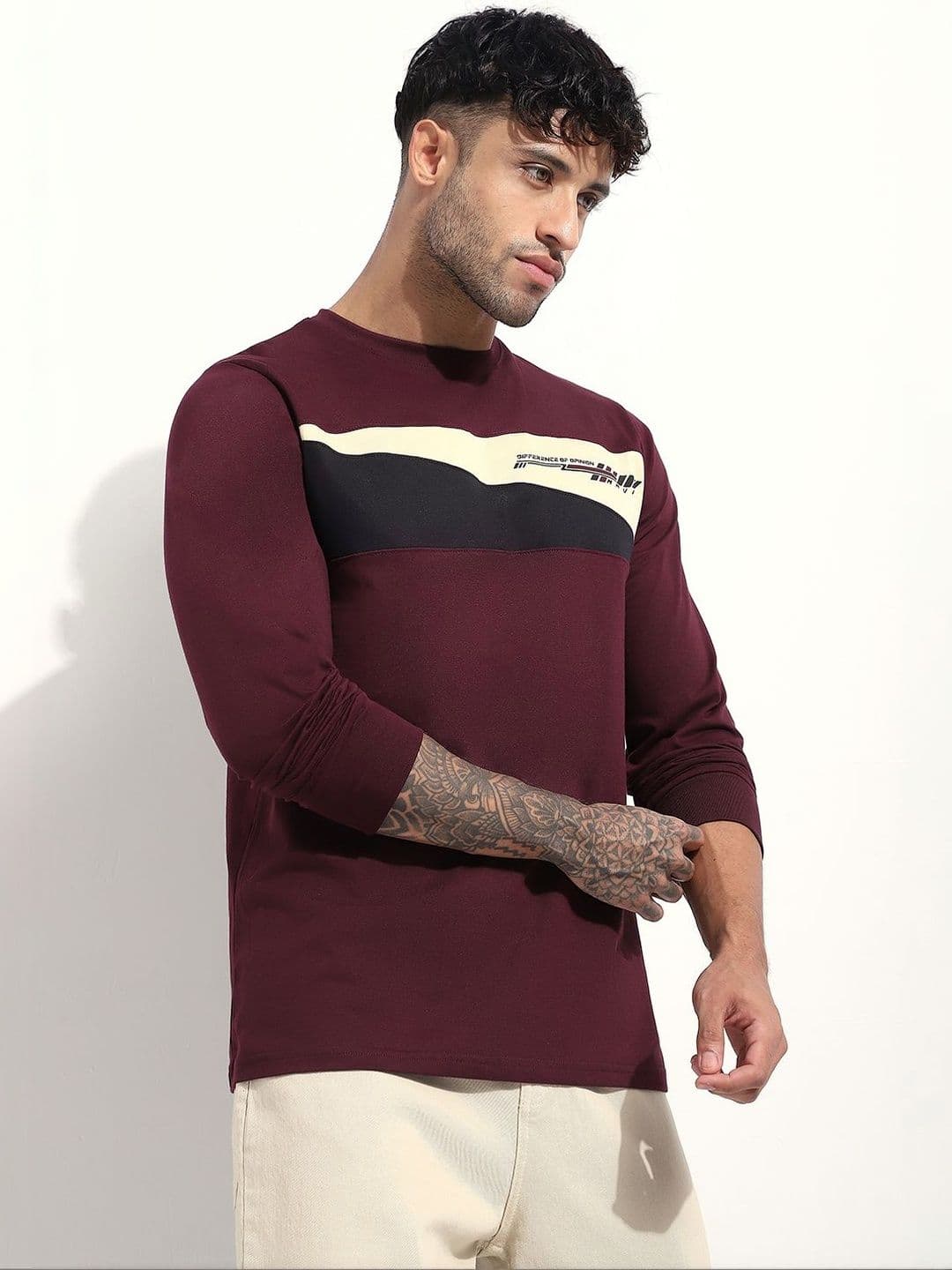 Difference of Opinion Men Printed Round Neck Regular Fit T-shirt - view 1