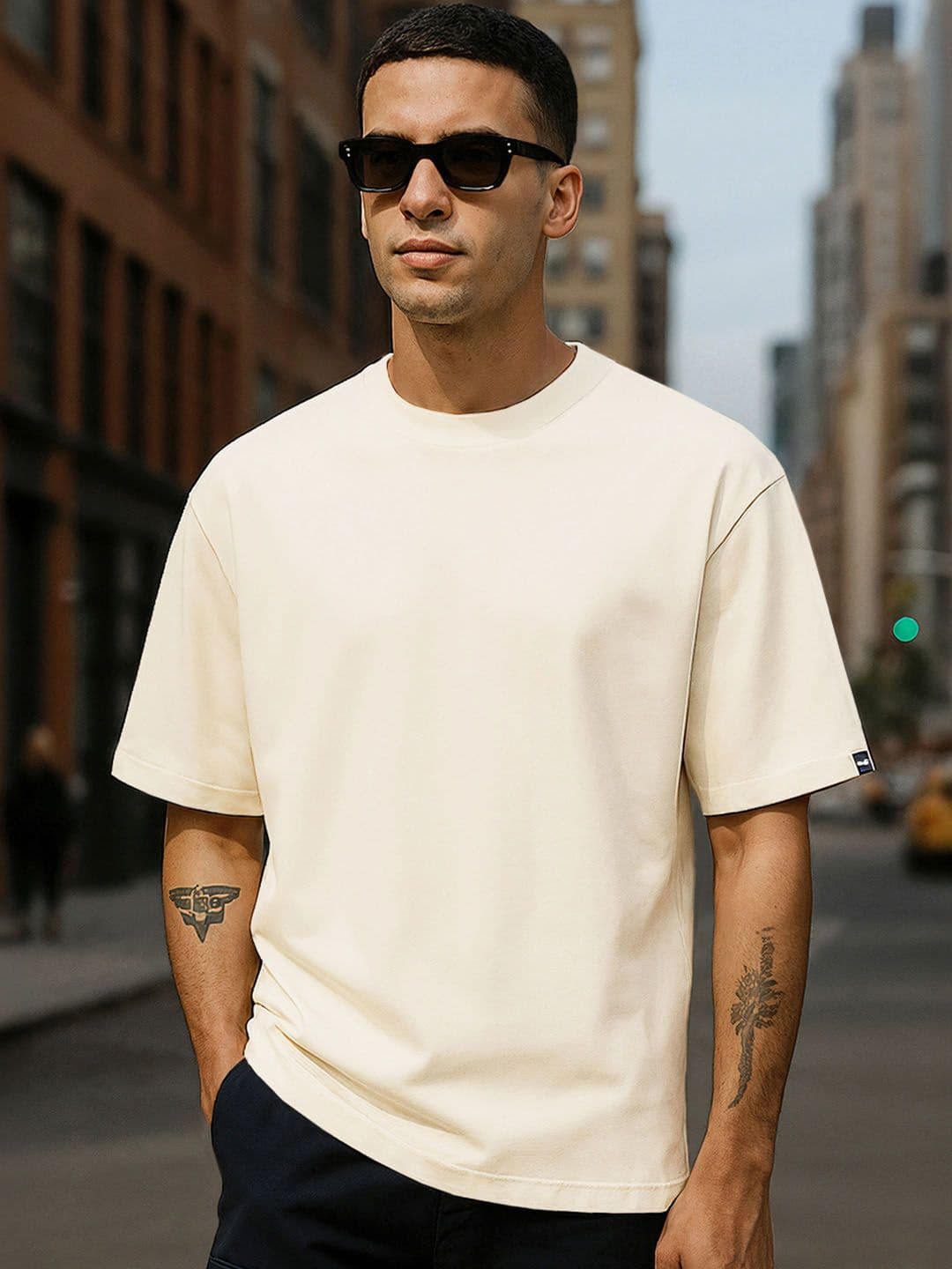 Bewakoof Men Round Neck Oversized T-shirt - view 1
