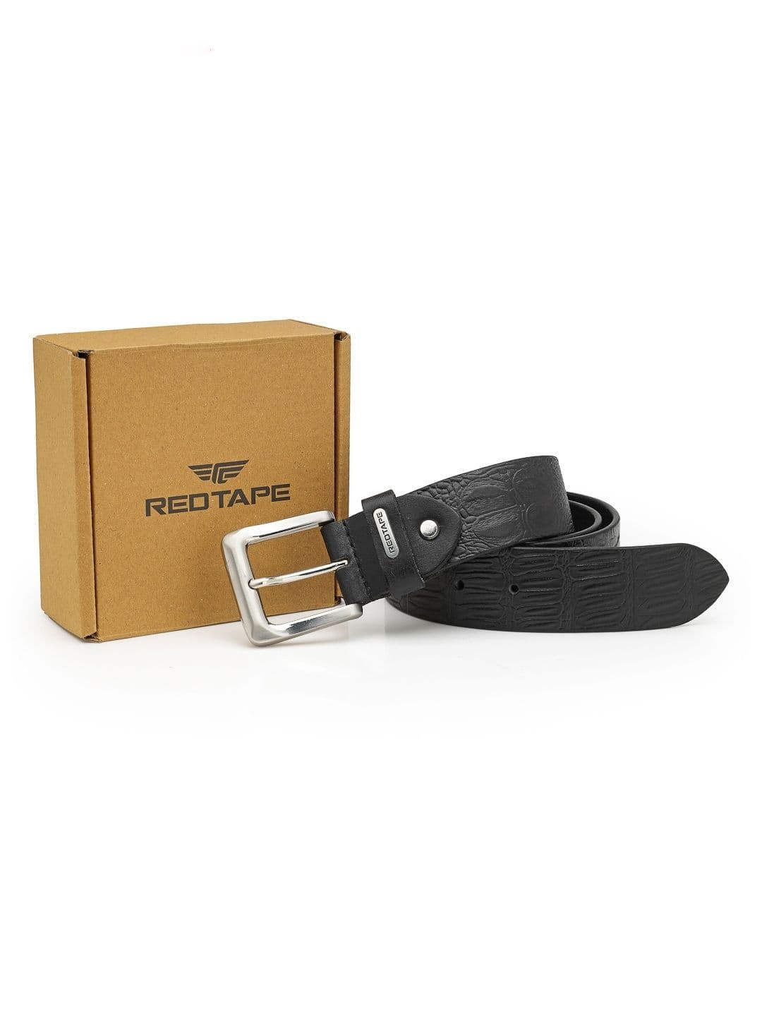 Red Tape Men Textured Leather Belt - view 1