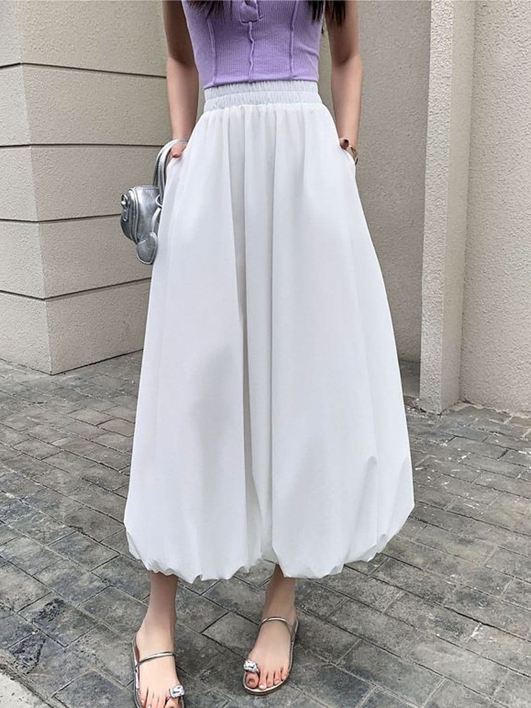StyleCast x Revolte A-Line Midi Skirts - view 1