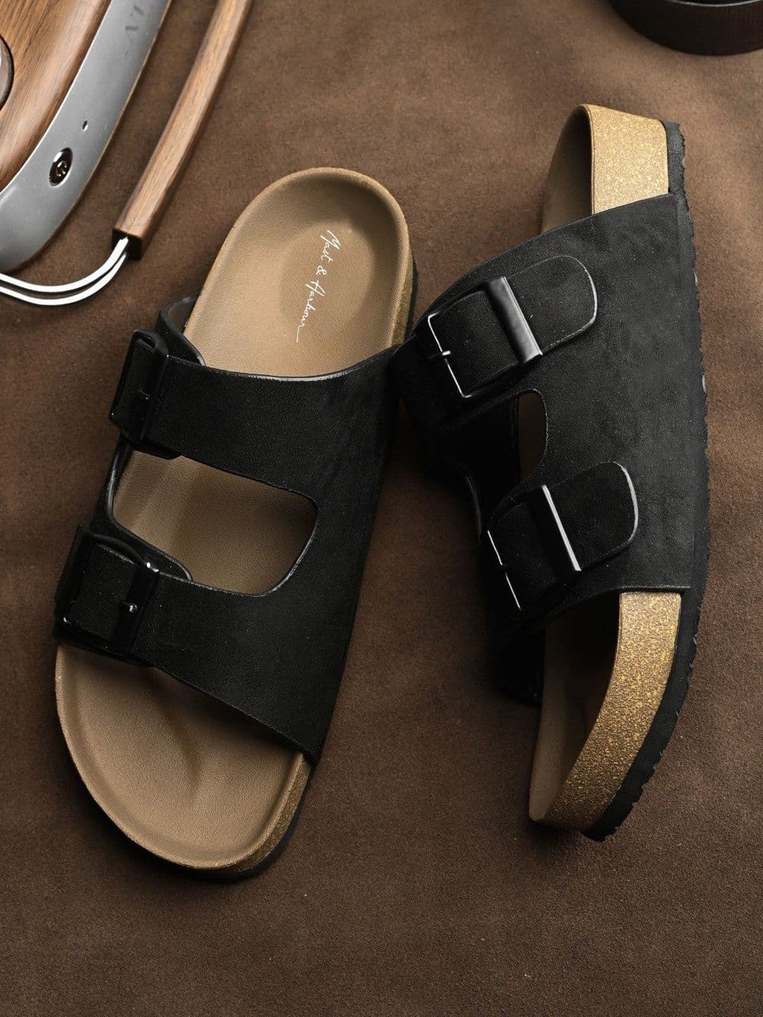 Mast & Harbour Men Suede Comfort Sandals - view 1