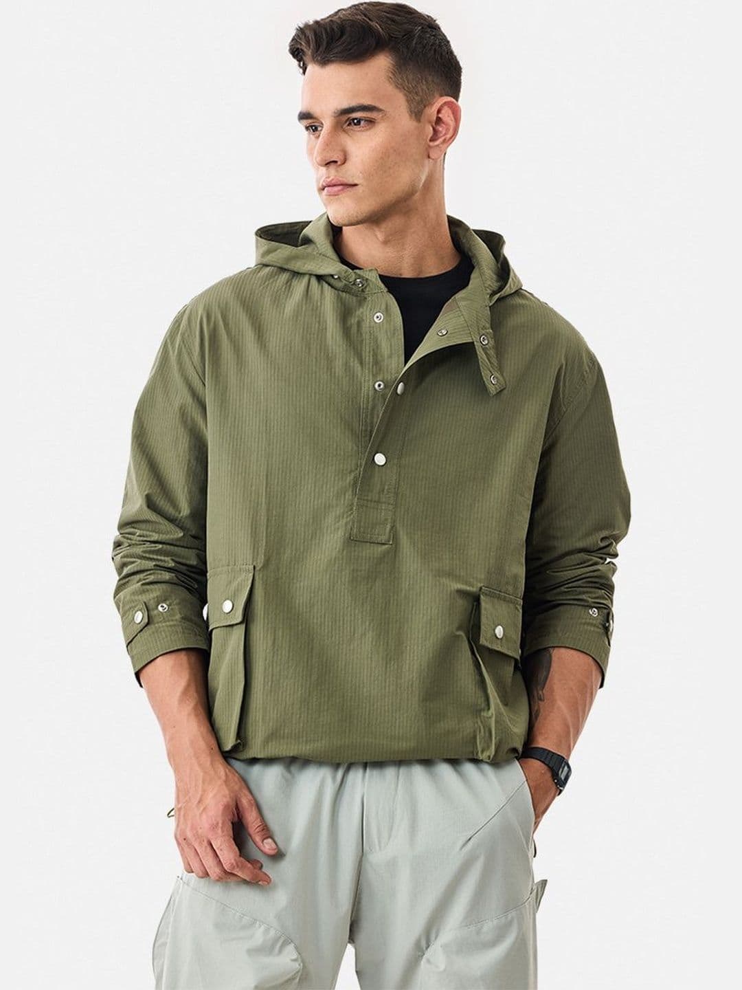 Snitch Olive Plain Jacket - view 1