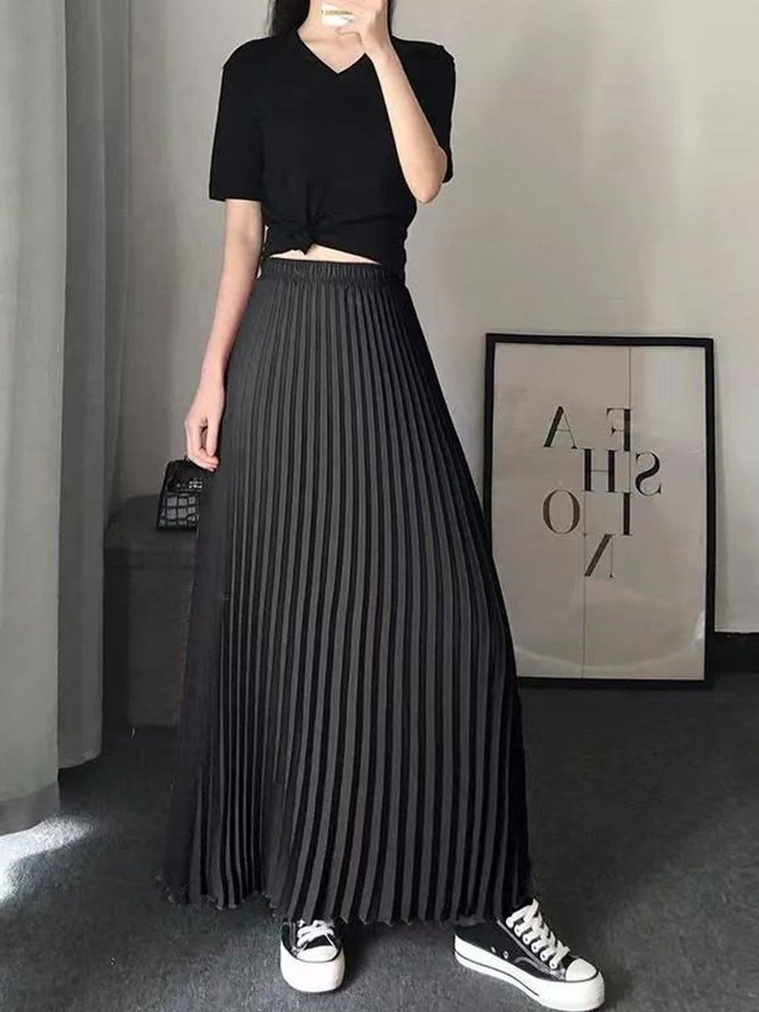 bebe Flared Maxi Skirts - view 1