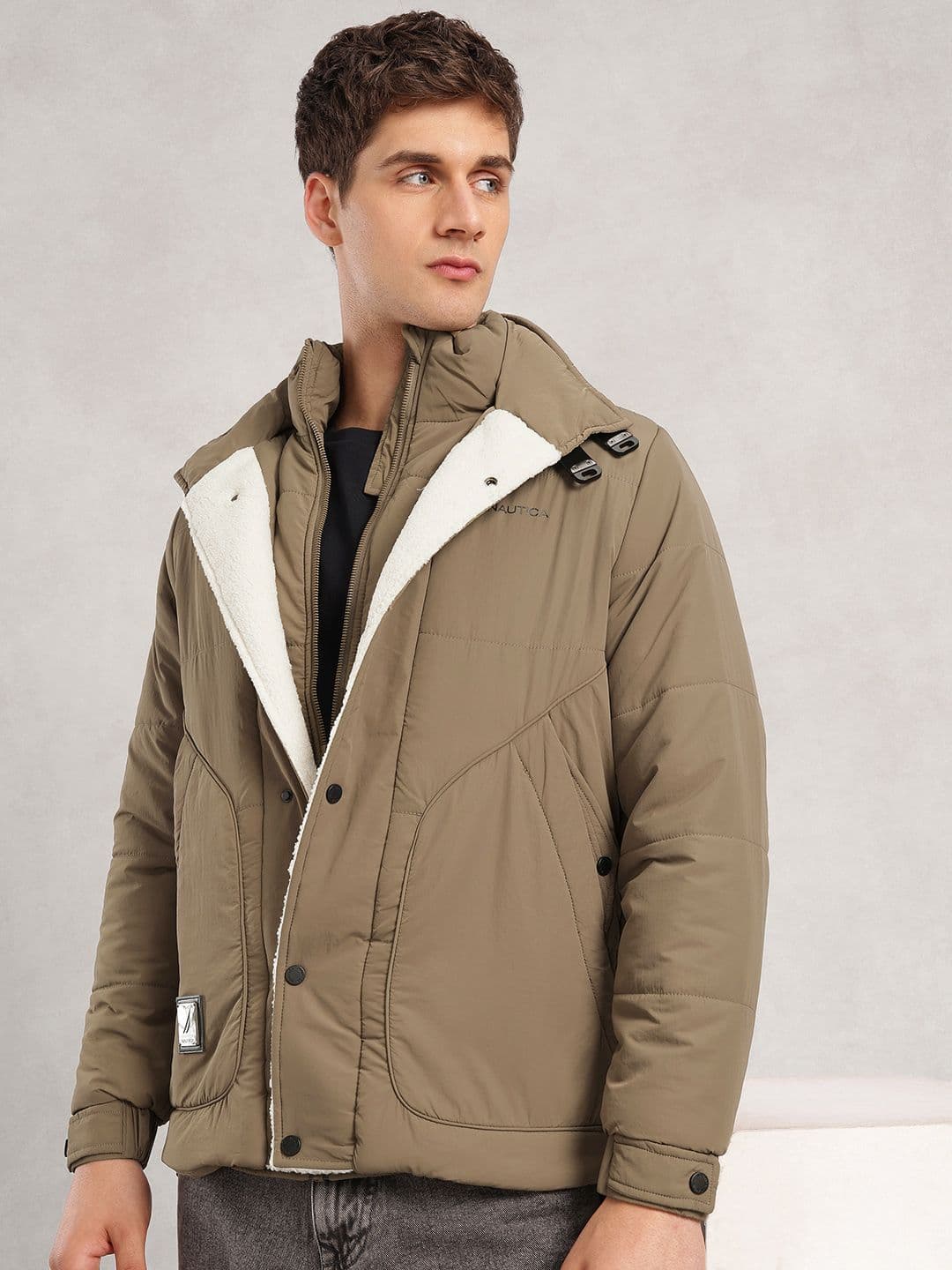 Nautica Stand Collar Padded Jacket - view 1