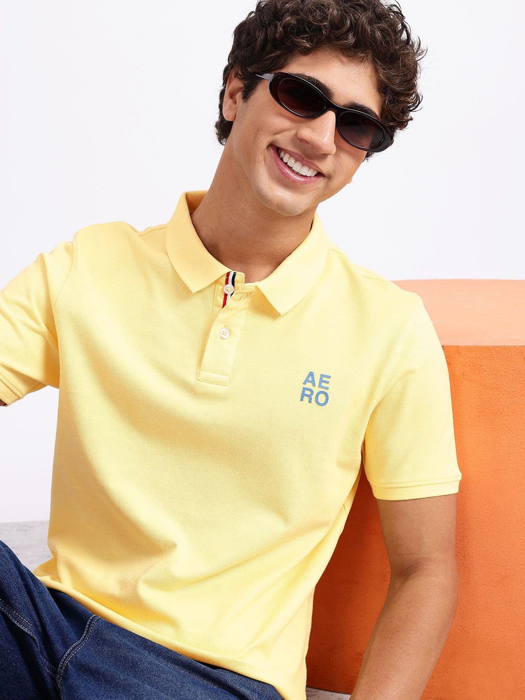Aeropostale Polo Collar Pure Cotton T-shirt - view 1