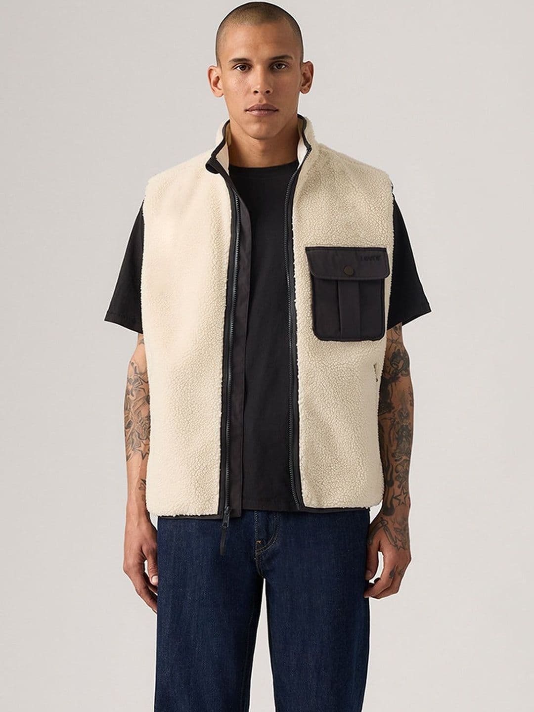 Levis Men Open Front Jacket - view 1
