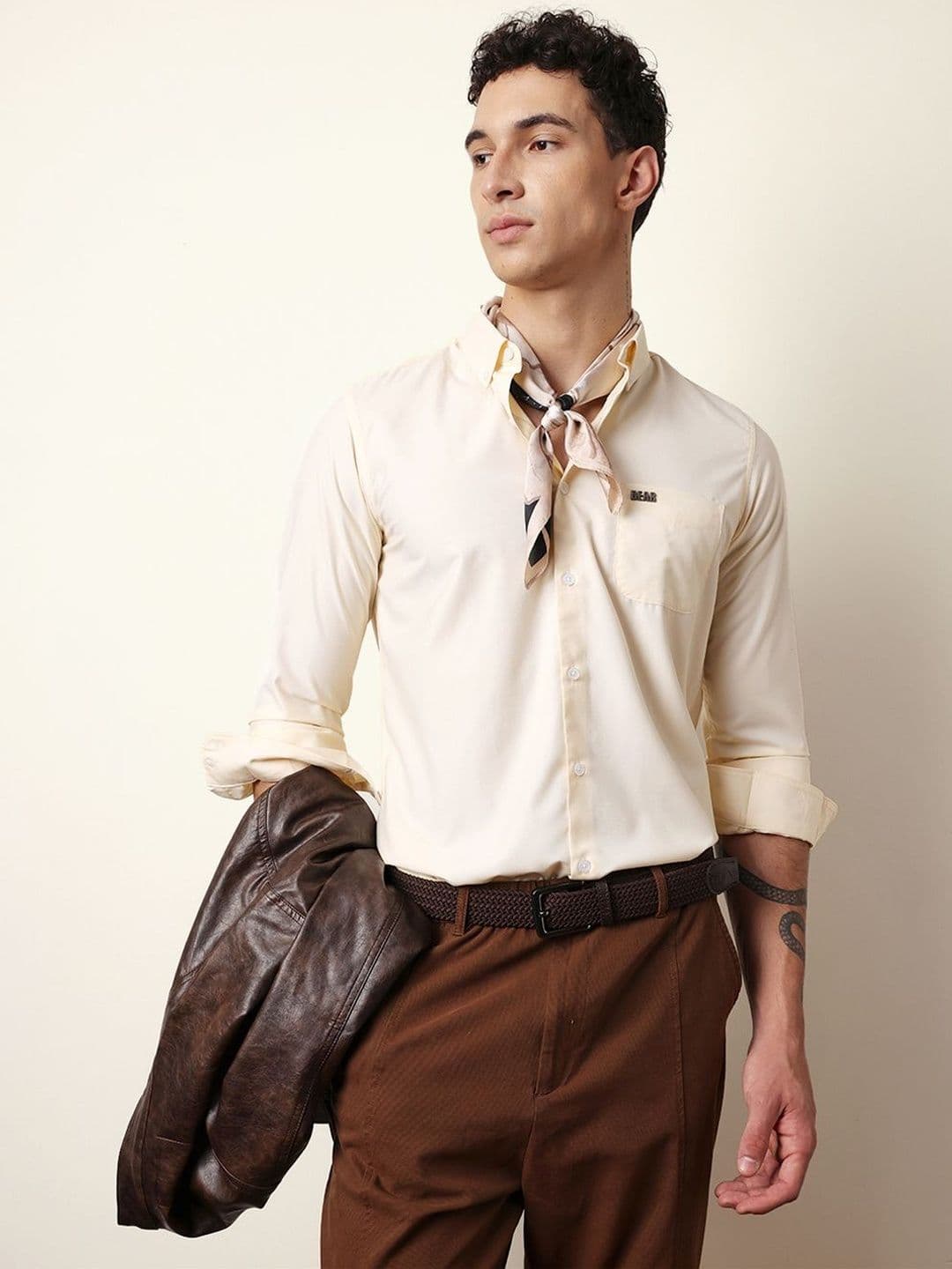 THE BEAR HOUSE Men Slim Fit Casual Shirt - view 1