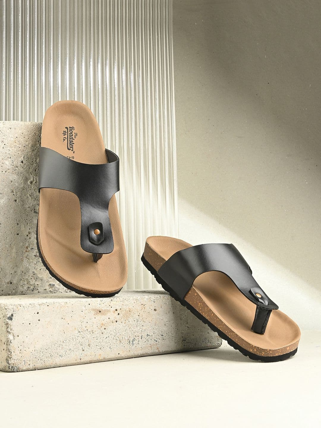 Roadster Men Black Ethnic Comfort Sandals - view 1