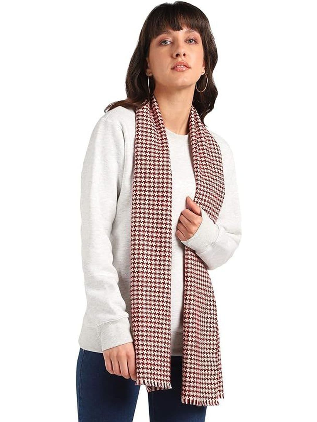 ESSENTIELE Unisex Checked Acrylic Mufflers - view 1